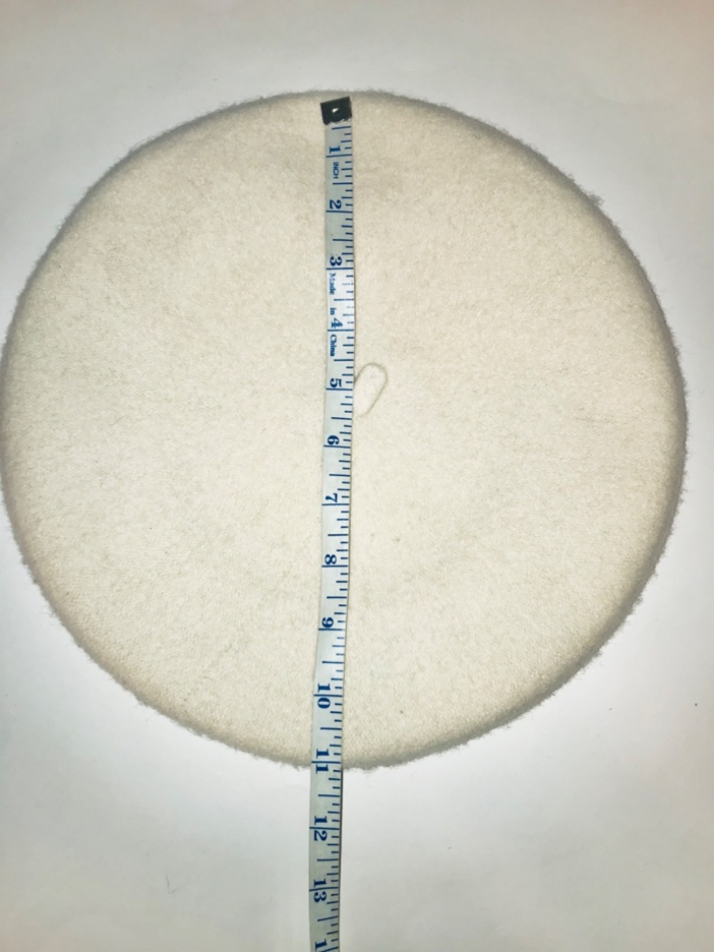 NWOT Cream Off White Ivory 100% Wool French Beret Parisian Chic Winter Fall Hat - Picture 6 of 7